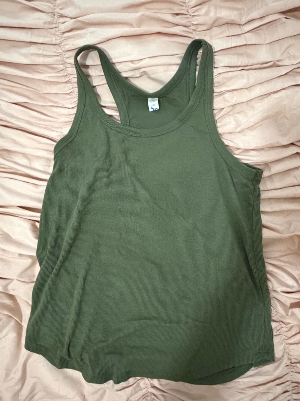 Olive Green Women's Racerback Tank Top